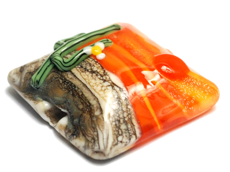 11839404 - Cactus Sunset Pillow Focal Bead
