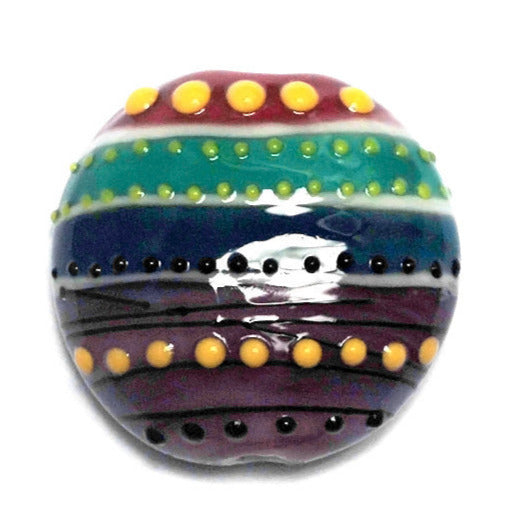 11839702 - Rio de Janeiro Gloss Lentil Focal Bead