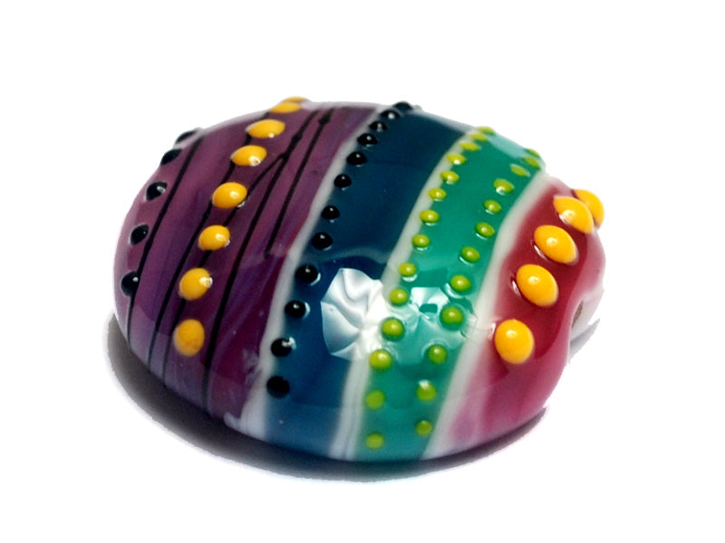 11839702 - Rio de Janeiro Gloss Lentil Focal Bead