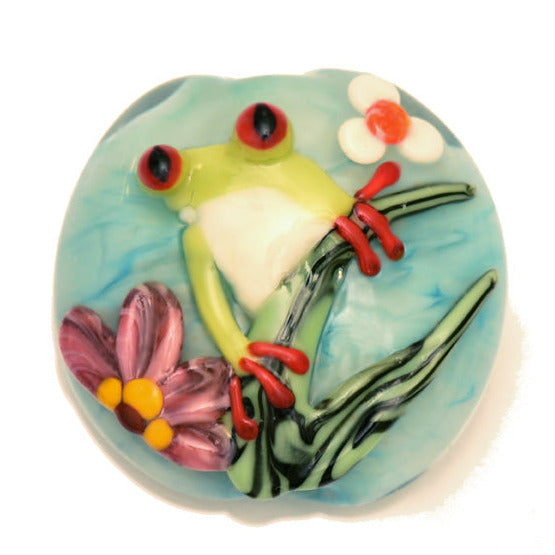 grace lampwork beads artisan handmade glass beads SRA