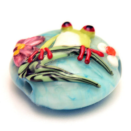 grace lampwork beads artisan handmade glass beads SRA