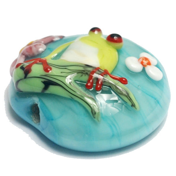 11839902 - Happy Frog Lentil Focal Bead