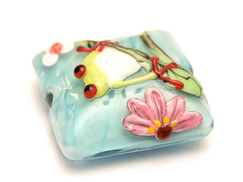 grace lampwork beads artisan handmade glass beads SRA