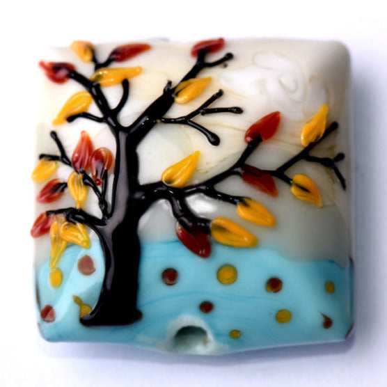 grace lampwork beads artisan handmade glass beads SRA