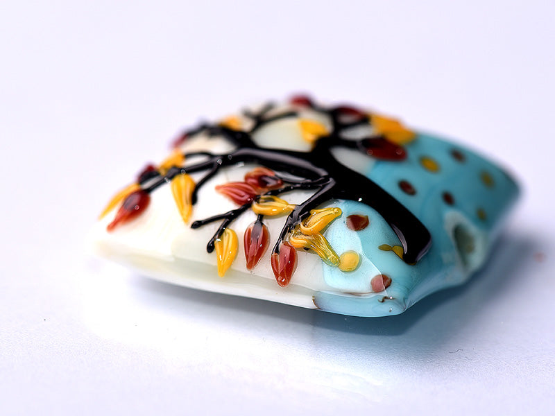 grace lampwork beads artisan handmade glass beads SRA
