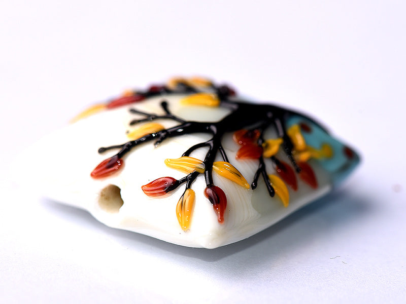 grace lampwork beads artisan handmade glass beads SRA
