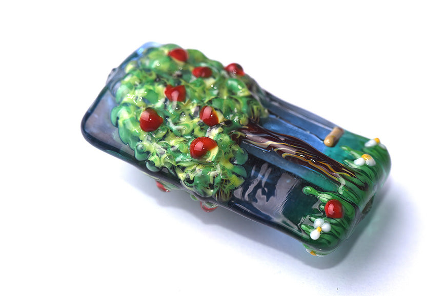 grace lampwork beads artisan handmade glass beads SRA