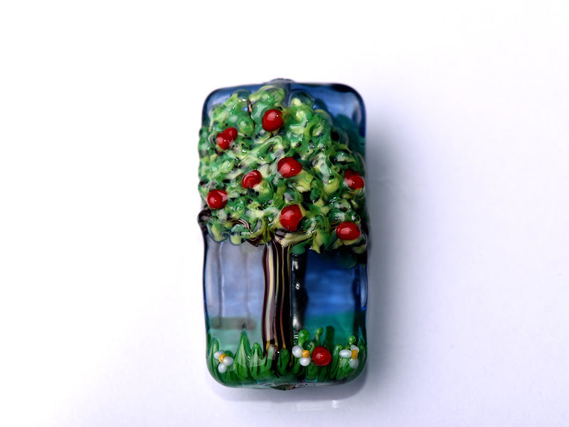 grace lampwork beads artisan handmade glass beads SRA