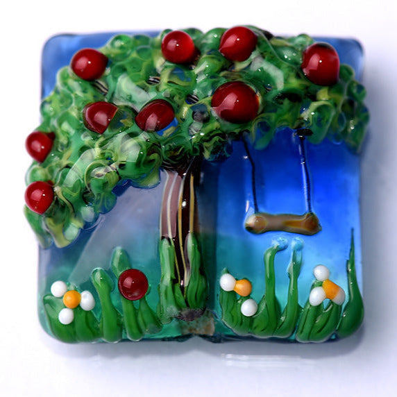 grace lampwork beads artisan handmade glass beads SRA