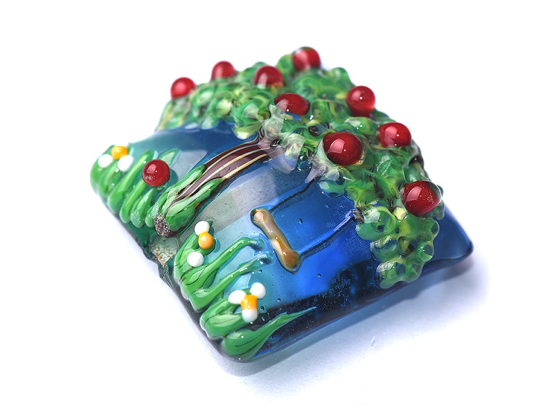 grace lampwork beads artisan handmade glass beads SRA
