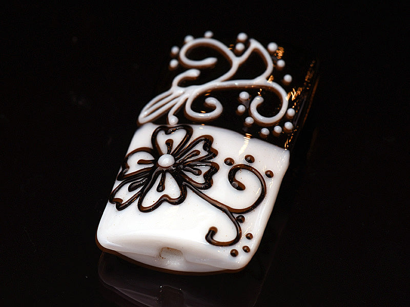 grace lampwork beads artisan handmade glass beads SRA