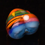 Grace Lampwork Beads, Hawaii Beach Sunset, heart