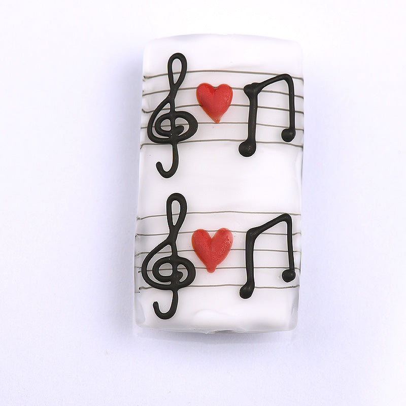 Grace Lampwork Beads Grace Lampwork Beads handmade glass beads musical note