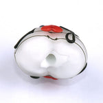 Grace Lampwork Beads, Hawaii Beach Sunset, heart