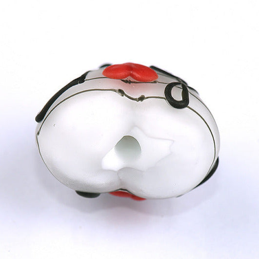 Grace Lampwork Beads, Hawaii Beach Sunset, heart