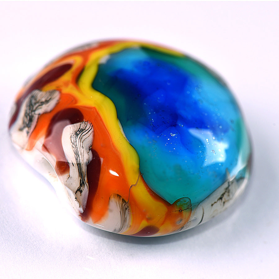 Yellowstone Midway Geyser Basin grace lampwork beads 