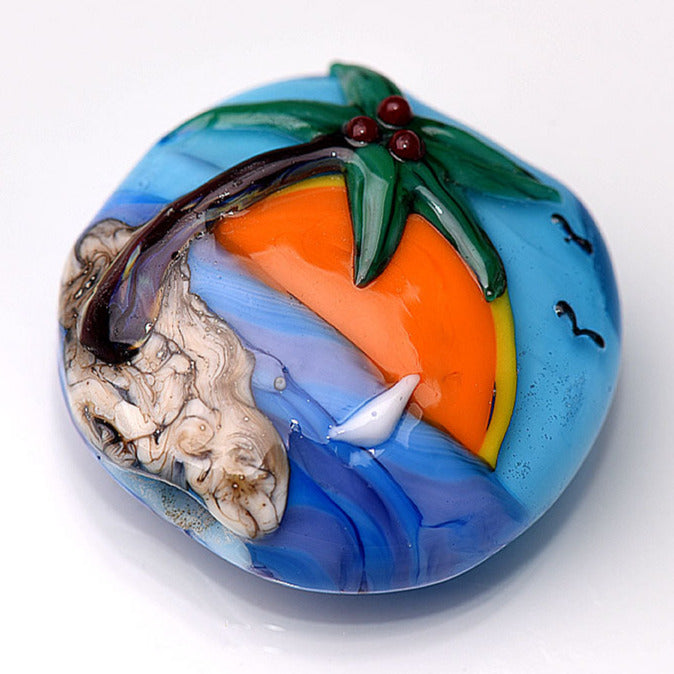 grace lampwork beads artisan handmade glass beads SRA
