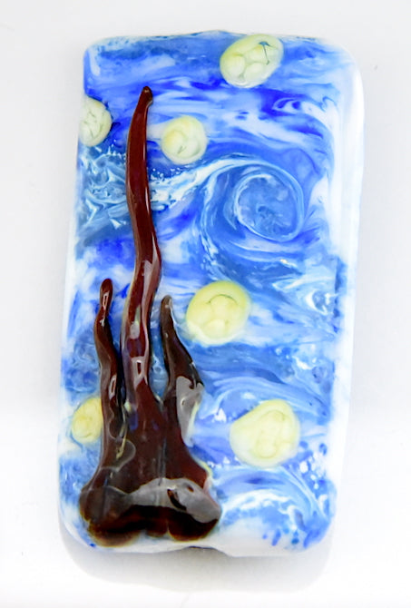 The Starry Night Glass Beads