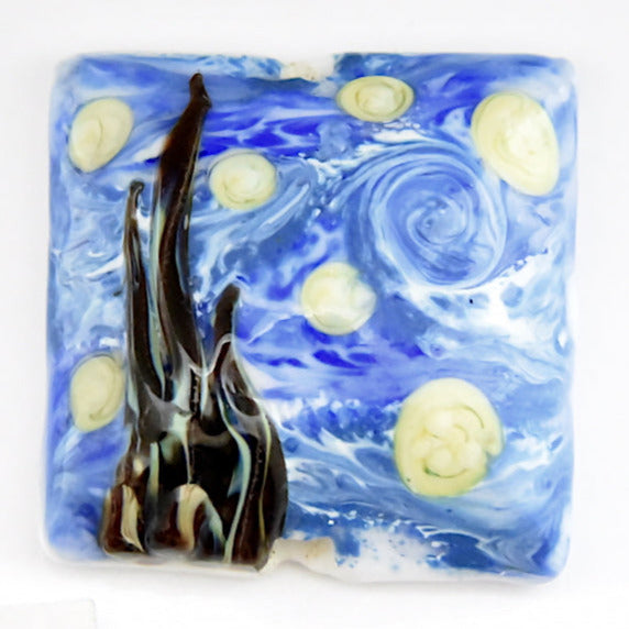 The Starry Night Pillow Focal Bead