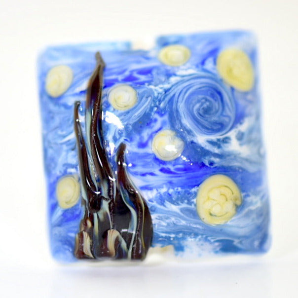 The Starry Night Pillow Focal Bead