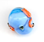 Flamingo Plump Heart Focal Bead