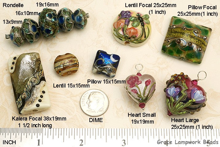 10408901 - Seven Purple & Blue Rondelle Beads