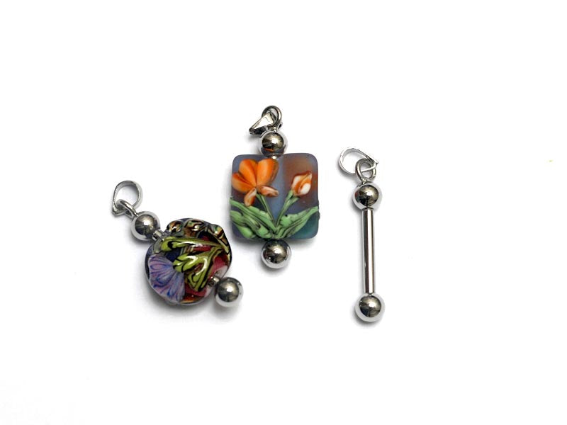 15mm - Silver-plated Bead Bar