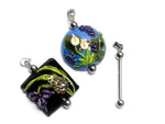 23mm - Silver-plated Bead Bar