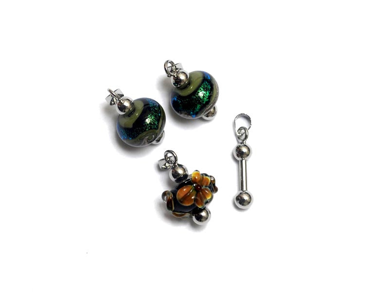 9mm - Silver-plated Bead Bar