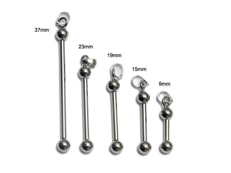 15mm - Silver-plated Bead Bar
