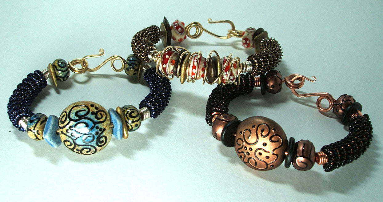 10304601 Coiled Bangle by Sandra Lupo