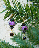 LC-Amethyst Jewel Celestial Earrings