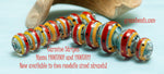 grace lampwork beads artisan handmade glass beads SRA