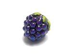 Purple Grapes Focal Bead
