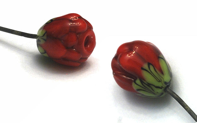 GHP-01: Red Floral Headpin