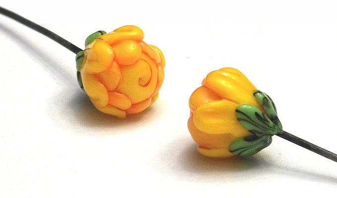 GHP-03: Yellow Floral Headpin