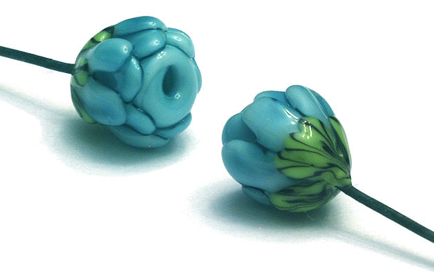 GHP-06: Powder Blue Floral Headpin