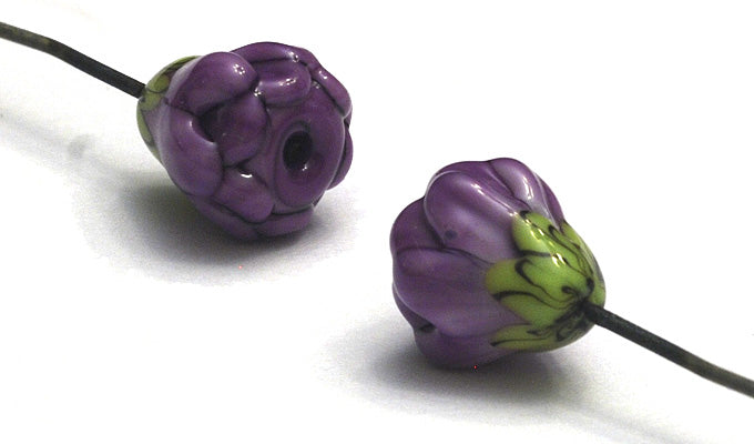 GHP-09: Violet Purple Floral Headpin