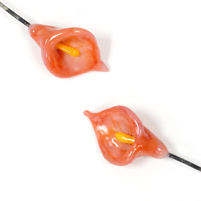 GHP-22: Orange Calla Lily Floral Headpin