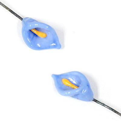 GHP-27: Blue Calla Lily Floral Headpin