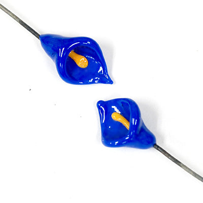 GHP-32: Royal Blue Calla Lily Floral Headpin