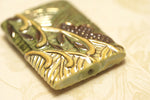 HA033040 - 30x40mm Porcelain Puffed Rectangle Sage Green