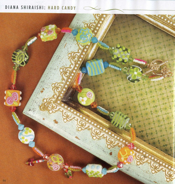 LC-Hard Candy Beaded Necklace