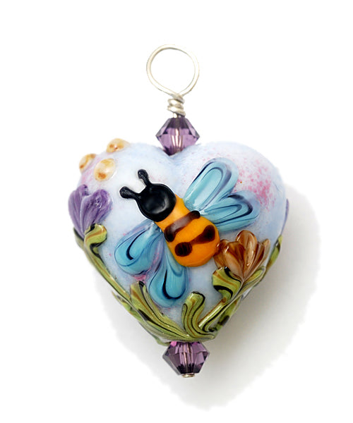 HP-11830205 - Bumble Bee Dreams Heart Pendant