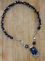 LC-11832703 - Wire Crochet with Lampwork Pendant 