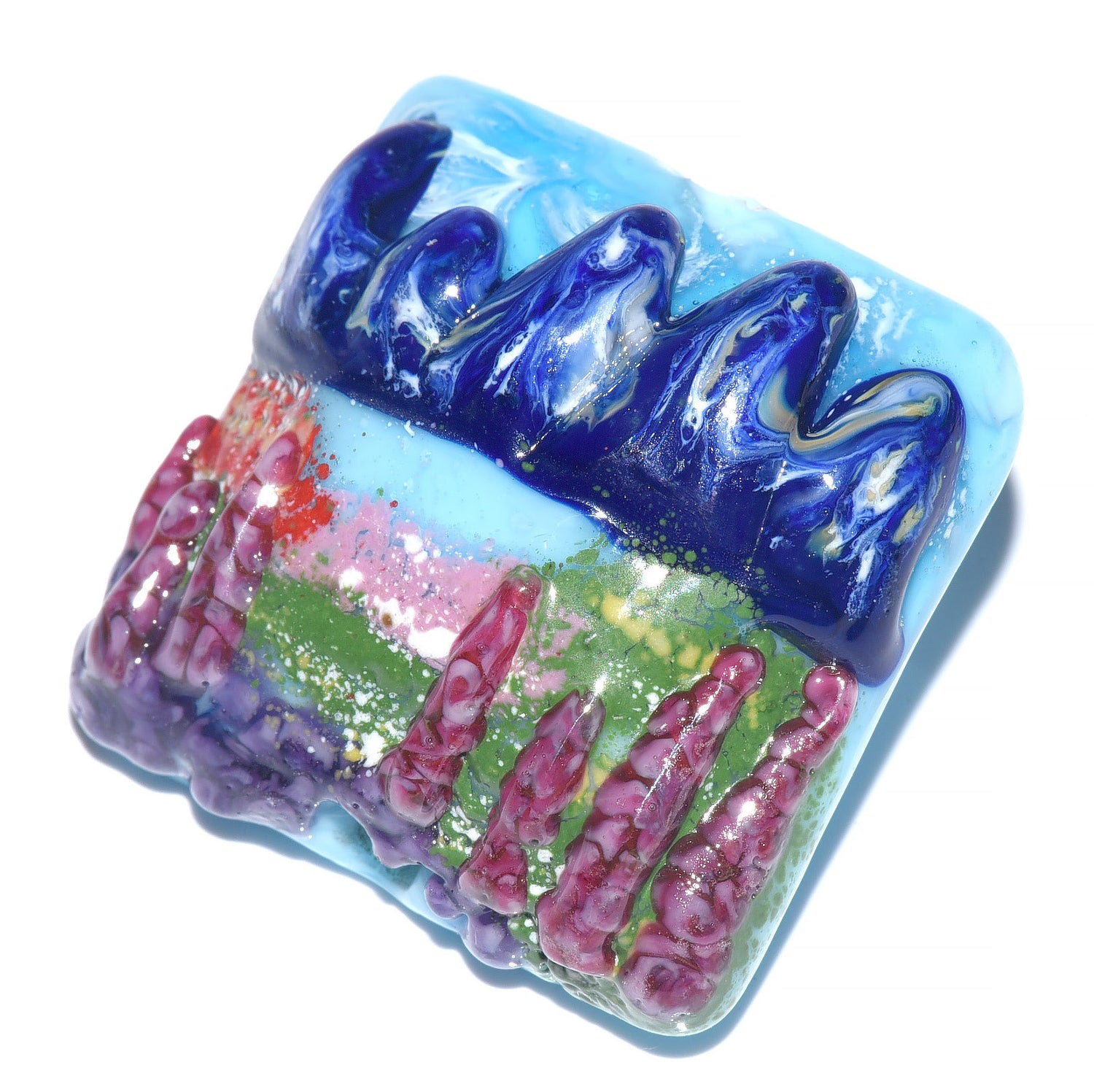 Rocky Mountain Focal Bead Grace Lampwork Beads