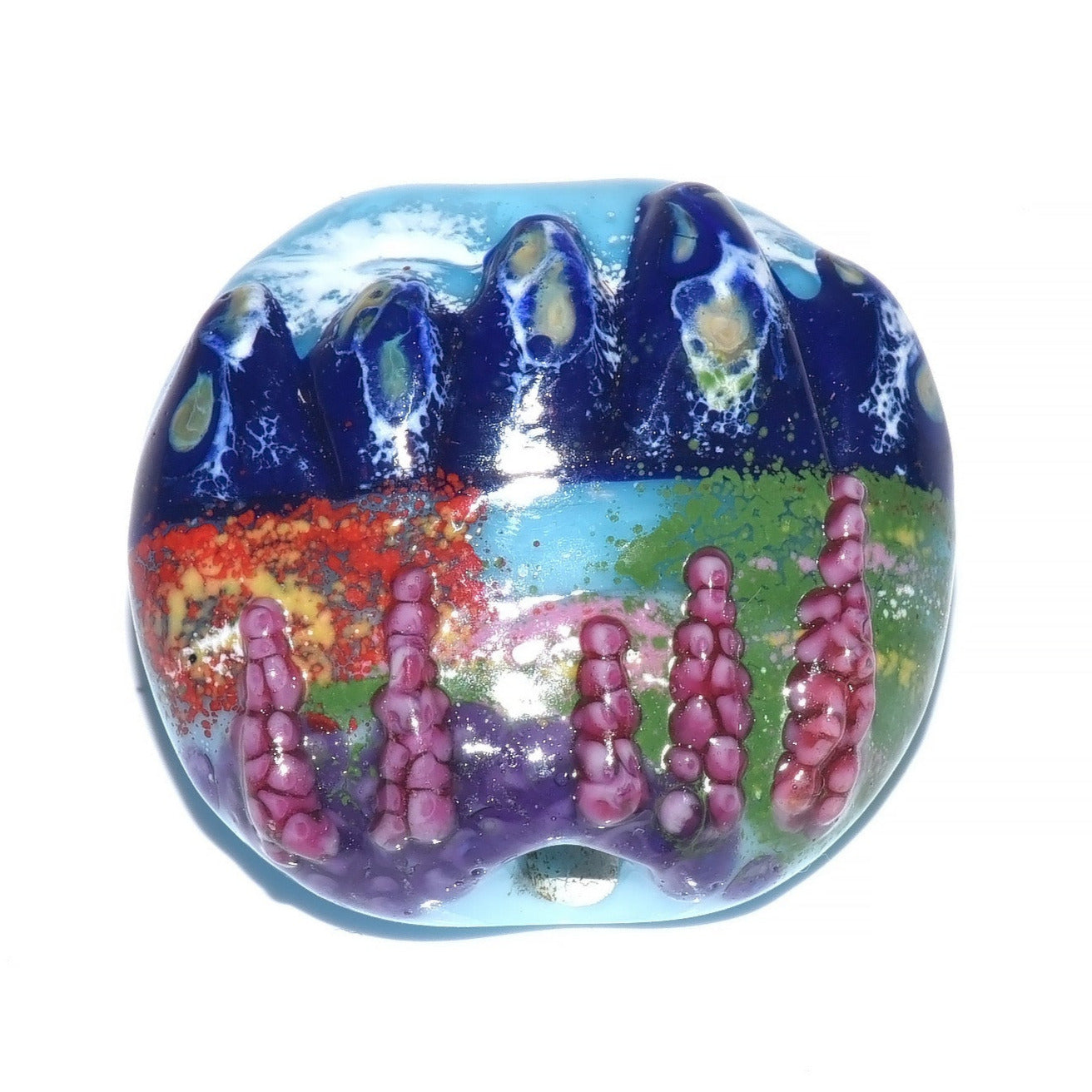 Rocky Mountain Lentil Focal Bead