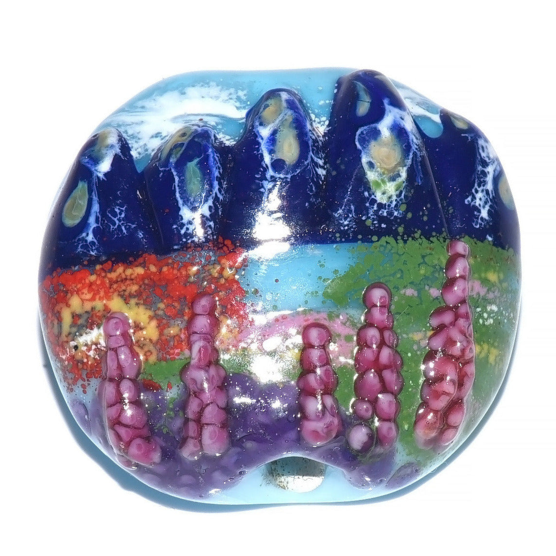 Rocky Mountain Lentil Focal Bead