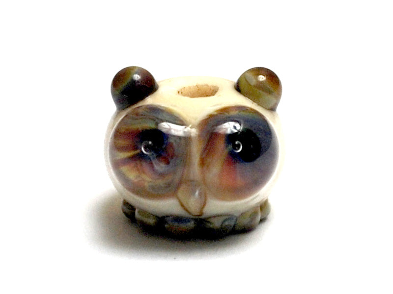 OWL-S-05 - Owl Rondelle Bead