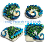 11837204 -Pretty Peacock Pillow Focal Bead